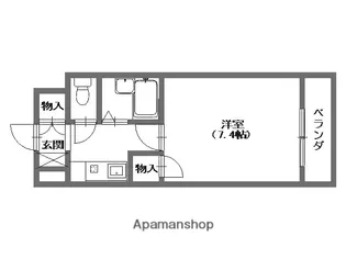 ソレーユ西山【4階】の間取り