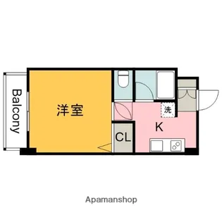 アヴァンセ中筋2【3階】の間取り