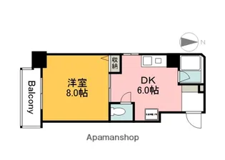 アヴァンセ中筋Ⅱ【3階】の間取り