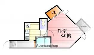 キャロンサンク【5階】の間取り