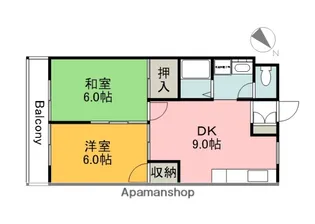 森田ビル№1【3階】の間取り