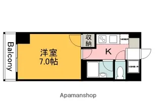 フルールナカガワⅢ【1階】の間取り