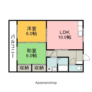 カルチェGP【1階】の間取り