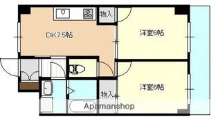 フローレンス尾前【6階】の間取り