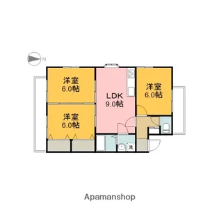 ハイコーポヤスダ5【201号室】の間取り