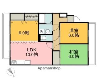 ハイコーポヤスダ5【302号室】の間取り