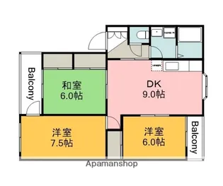 ガーデンヒルズ【1階】の間取り