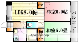 クリオール【205号室】の間取り