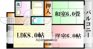 クリオール【6階】の間取り