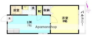 コーポ祇園【204号室】の間取り