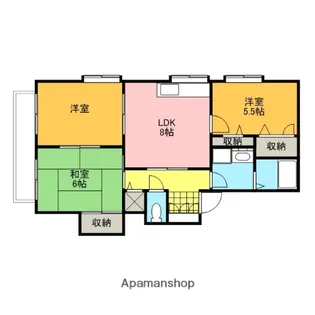 クレール日吉【2階】の間取り