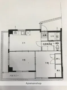 メゾン上安【3階】の間取り