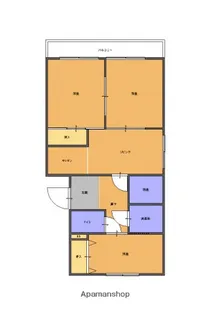 メゾン河野【2階】の間取り