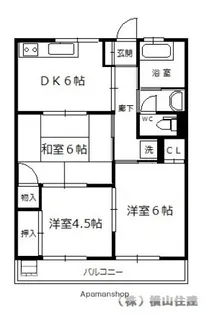 沖田コーポラス【2階】の間取り