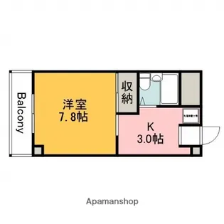 ドゥエリングビル【4階】の間取り