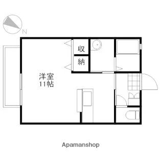 シャーメゾン笹村【2階】の間取り
