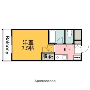 LUSSO祇園【1階】の間取り