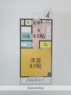 ハーシオンフルタⅢ【4階】の間取り