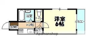 メルカード弐番館【4階】の間取り