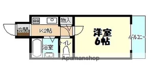 メルカード弐番館【4階】の間取り