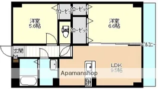 ホグワーツ【401号室】の間取り