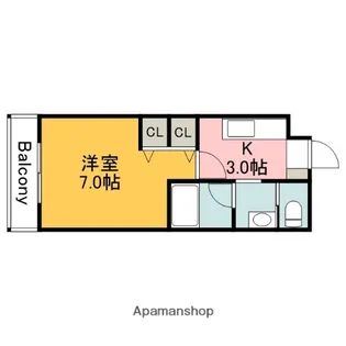 カーサ大塚2ND【2階】の間取り