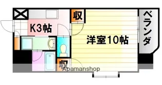 フローラ西原【7階】の間取り
