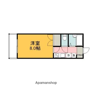 ハイツエクセレント【1階】の間取り