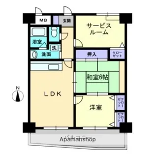 BELLA VISTA【3階】の間取り