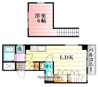 Y’zB.L.D緑井【5階】の間取り