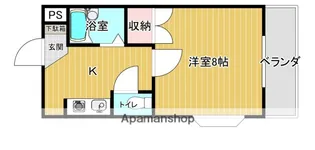 クレール谷本【2階】の間取り