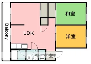 カルチェ川内【2階】の間取り