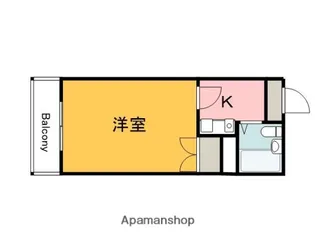 第13やたがいビル【405号室】の間取り