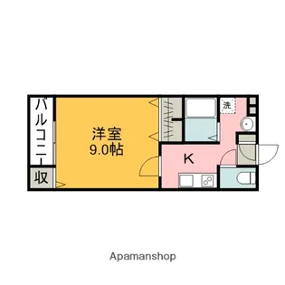 フィールドエッヂ H棟【2階】の間取り