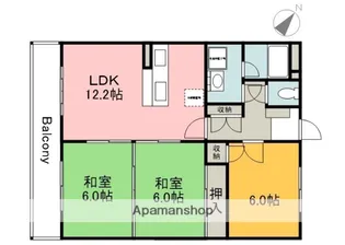 ベレーザ松浦【2階】の間取り