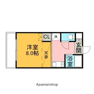 ヴィラソレイユ【2階】の間取り