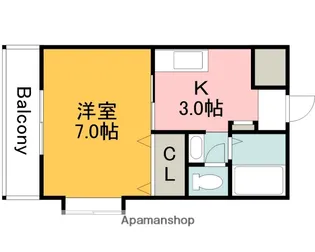 プリムベール【3階】の間取り