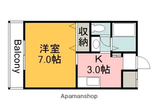 プリムベール【3階】の間取り