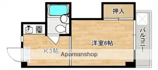 第3KSNビル(旧 メゾン舞妓)【4階】の間取り