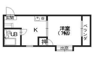 ハイム坂本【2階】の間取り