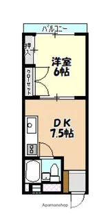 免出ビル【3階】の間取り