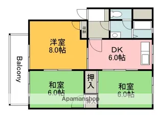 ロマンハイム【2階】の間取り