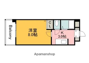 アヴニール ドゥ【2階】の間取り