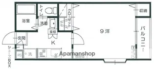 秋桜ハイツ【2階】の間取り