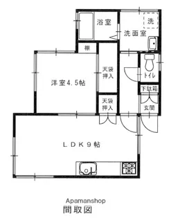 奥井アパート【2階】の間取り
