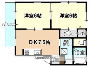 プレジール沖田【2階】の間取り