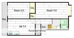 田中マンション【302号室】の間取り