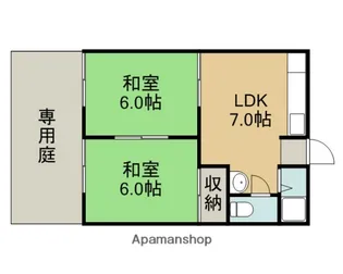 ハイム祇園【2階】の間取り