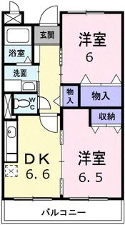 グランドハイツ深川【2階】の間取り