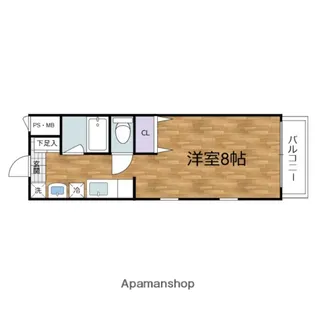 ゼフィル1【1階】の間取り